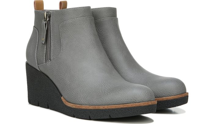 Grey Dr Scholl\'s Bianca Wedge Bootie Bianca Wedge Bootie | m0q8lLN1