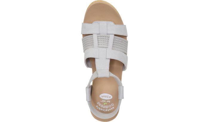 Grey Dr Scholl's Blossom Block Heel Sandal Blossom Block Heel Sandal | 0jeRvlG7