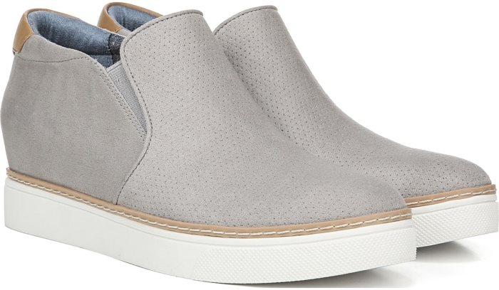 Grey Dr Scholl\'s If Only Wedge Sneaker Bootie If Only Wedge Sneaker Bootie | 65Gcnfvi