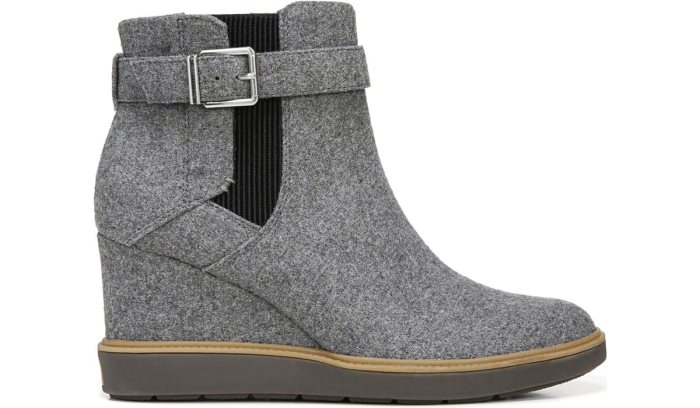 Grey Dr Scholl's Jacinda Wedge Bootie Jacinda Wedge Bootie | 0EYy38Za