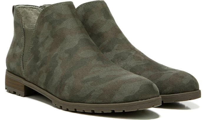 Olive Dr Scholl\'s Real Cute Slip On Bootie Real Cute Slip On Bootie | 9aub8IXC