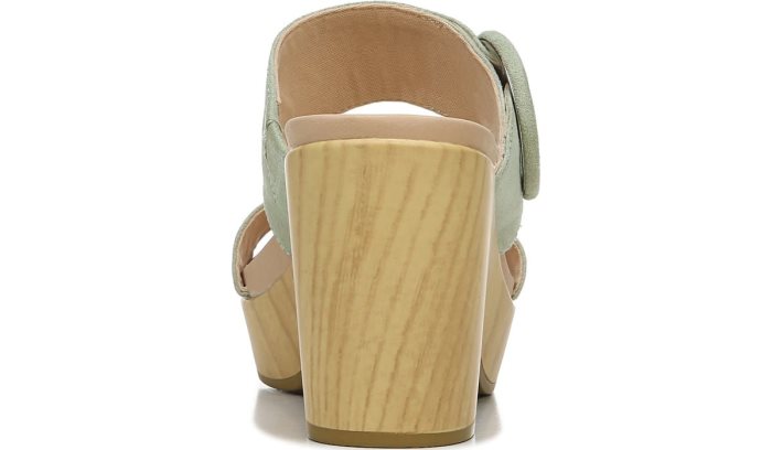 Pistachio Microfiber Dr Scholl's Bayside Block Heel Slide Sandal Bayside Block Heel Slide Sandal | LTYsVevn