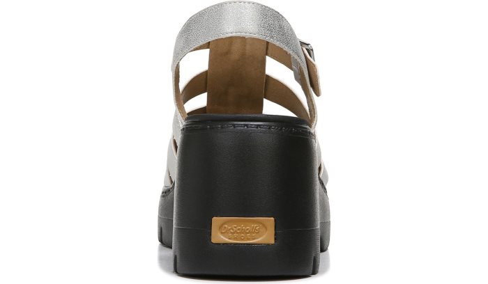 Silver Dr Scholl's Check It Out Wedge Sandal Check It Out Wedge Sandal | NjJv4Ssg