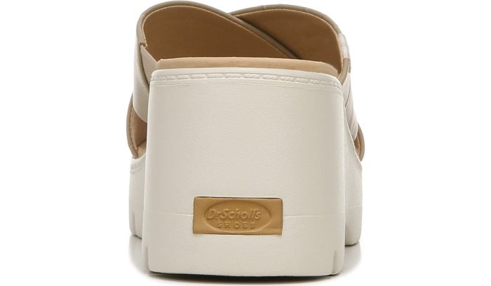 Taupe Dr Scholl's Checkin High Wedge Slide Sandal Checkin High Wedge Slide Sandal | EmD2vTR1