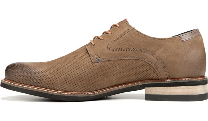 Taupe Leather Perf Dr Scholl's Weekly Oxford Weekly Oxford | N3J5huwV