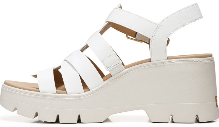 White Dr Scholl's Check It Out Wedge Sandal Check It Out Wedge Sandal | 7gkN67JQ