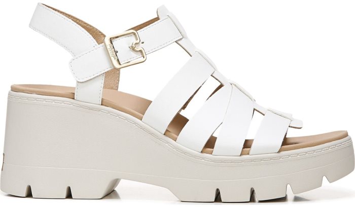 White Dr Scholl's Check It Out Wedge Sandal Check It Out Wedge Sandal | D0bsSVR7