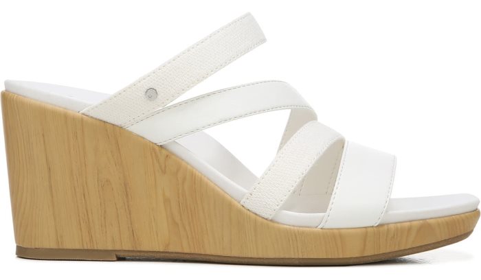 White Dr Scholl's Giggle Wedge Sandal Giggle Wedge Sandal | JbBkX6Gp