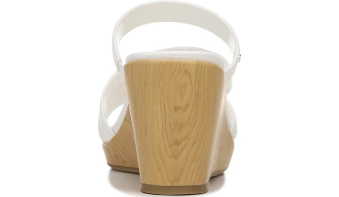 White Dr Scholl's Giggle Wedge Sandal Giggle Wedge Sandal | JbBkX6Gp