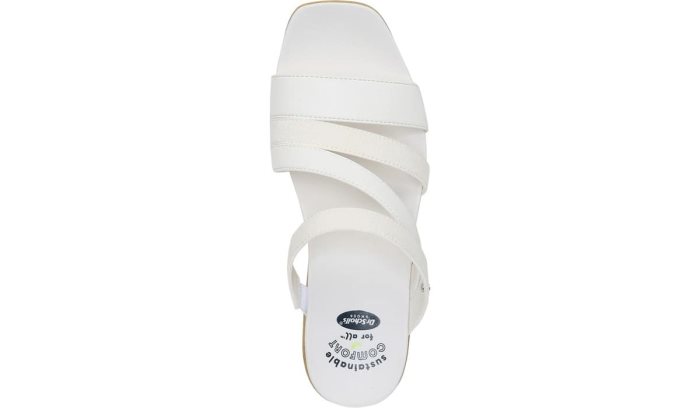 White Dr Scholl's Giggle Wedge Sandal Giggle Wedge Sandal | JbBkX6Gp