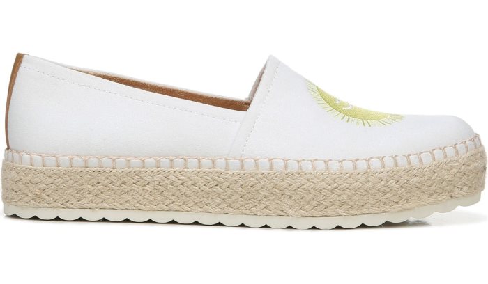 White Dr Scholl's Sunray Espadrille Slip On Sunray Espadrille Slip On | iUNjhDwD