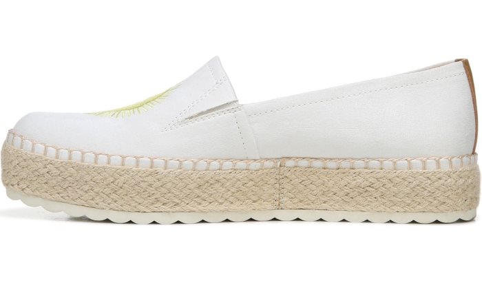 White Dr Scholl's Sunray Espadrille Slip On Sunray Espadrille Slip On | iUNjhDwD