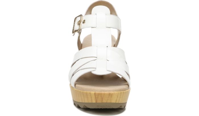 White Dr Scholl's Wild Nights Block Heel Sandal Wild Nights Block Heel Sandal | 8FNmM3G1