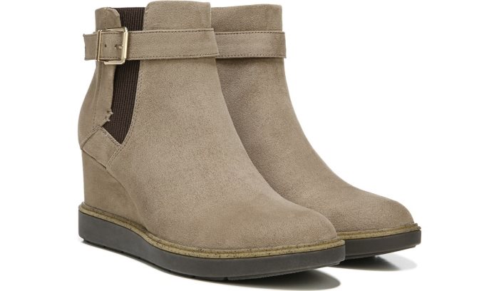 Woodsmoke Fabric Dr Scholl\'s Jacinda Wedge Bootie Jacinda Wedge Bootie | A1QChzjT